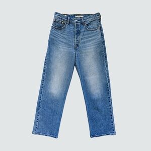 Levi’s Women’s Premium Ribcage Straight Ankle Jeans - Size 29
